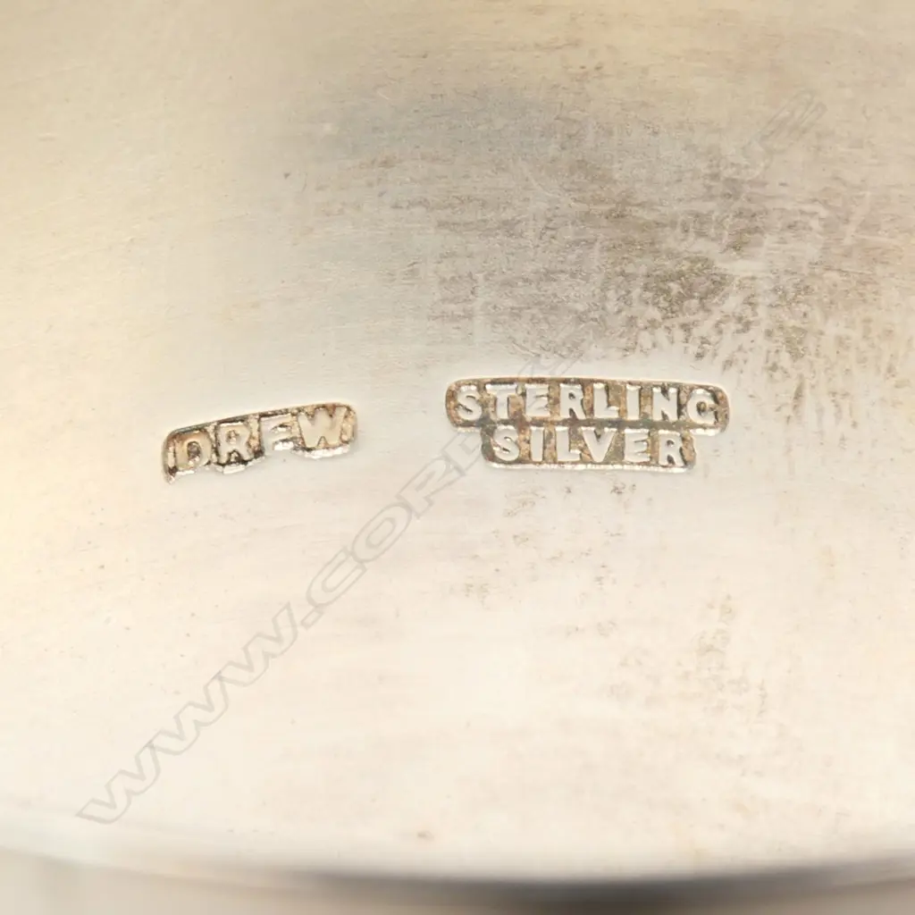 Samuel Drew (Whanganui) silver napkin ring, Image 1++